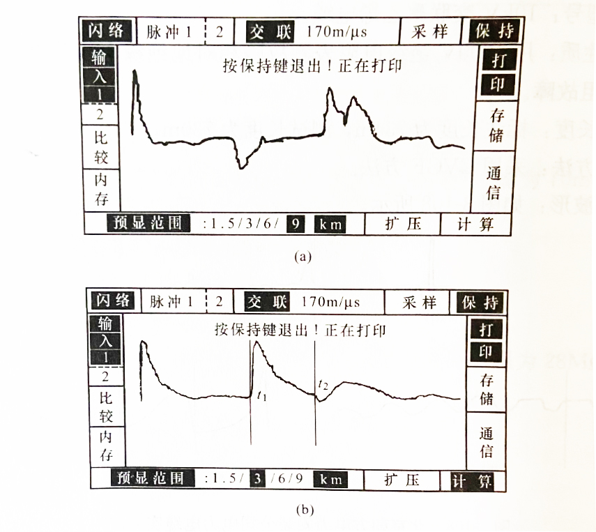 三亞供電局電力電纜故障實(shí)測波形